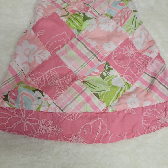 Janie & Jack Girls Quilted Patchwork Halter Sun Dress - Picture 3 of 7